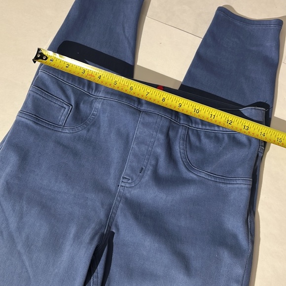 SPANX Jean-ish medium blue leggings ankle pants jeans - Picture 3 of 9